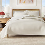 Alicia Solid Channel Stitch Quilt Set