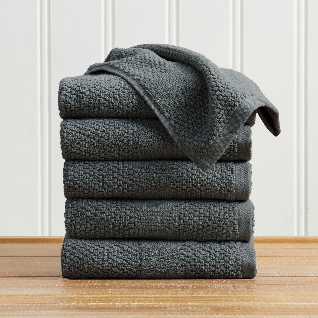 Marbella Collection Woven Texture Bath Towel Set by Great Bay Home
