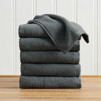 Marbella Collection Woven Texture Bath Towel Set by Great Bay Home