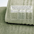 Karina Collection Luxury Combed Cotton Bath Towel Set