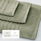Karina Collection Luxury Combed Cotton Bath Towel Set