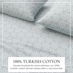 Turkish Cotton Flannel Sheet - Belle Collection
