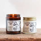 Botanical Aromatherapy Candle, Essential Oil Candle, Organic Non-Toxic Vegan candle, Soy Lavender Candle, birthday bridal gift | Storybook