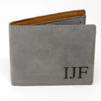Personalized Monogram Bifold Wallet