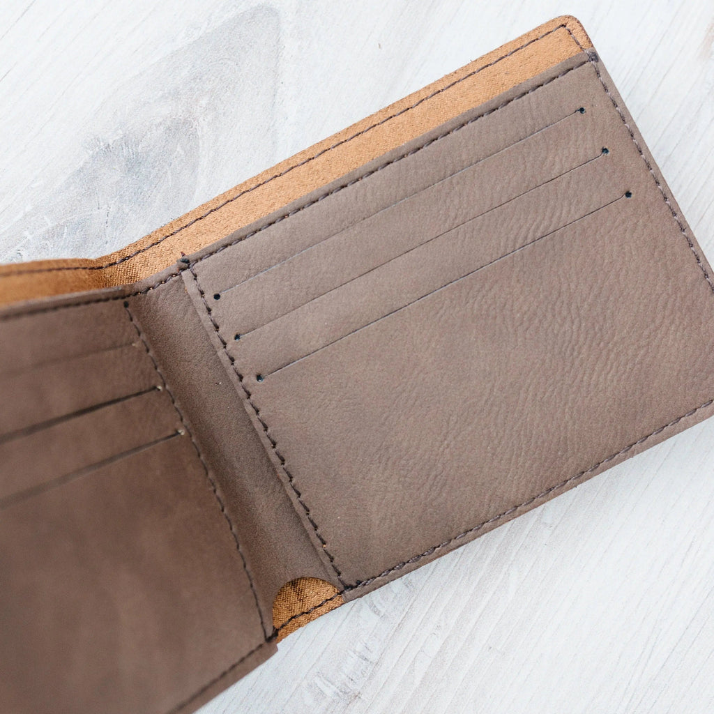 Personalized Monogram Bifold Wallet