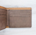 Personalized Monogram Bifold Wallet