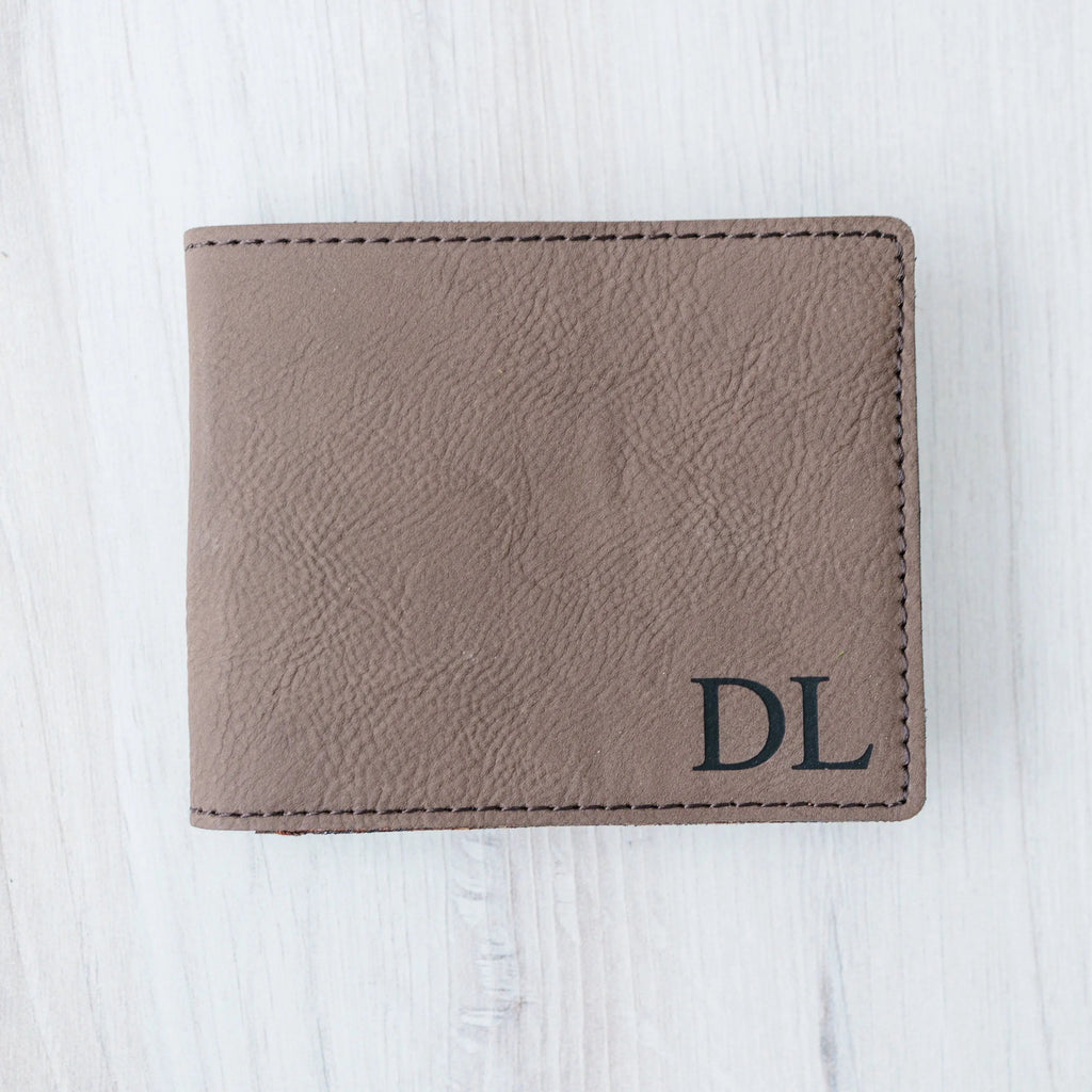 Personalized Monogram Bifold Wallet