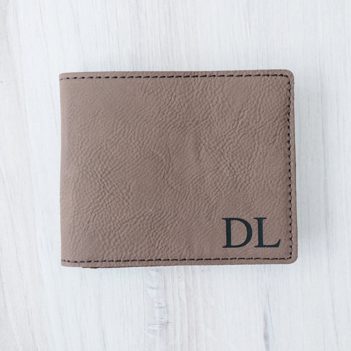 Personalized Monogram Bifold Wallet