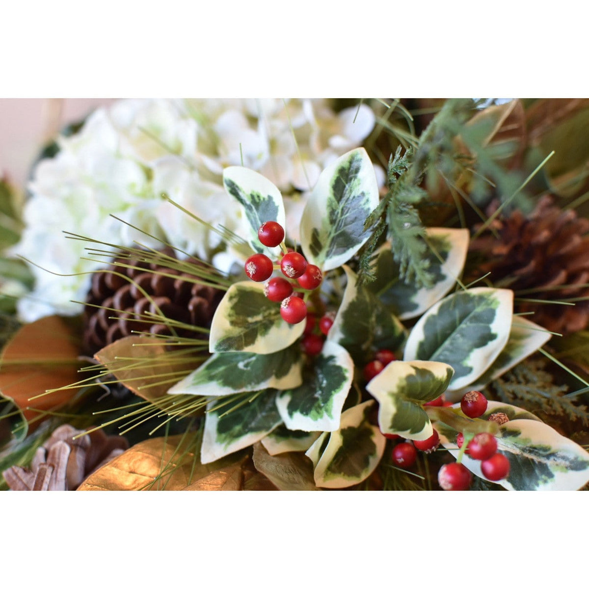 Faux Holly Stem