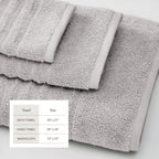 Karina Collection Luxury Combed Cotton Bath Towel Set