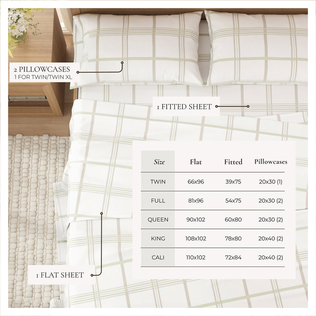 Turkish Cotton Flannel Sheet - Belle Collection