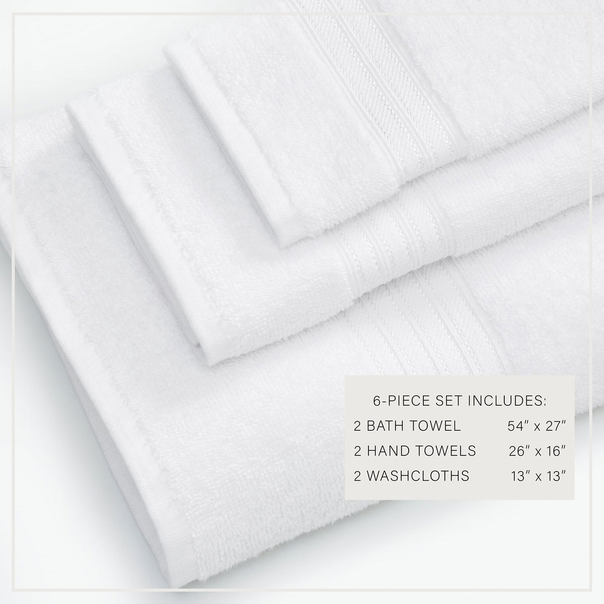 Cooper Collection Cotton Terry Bath Towel Set