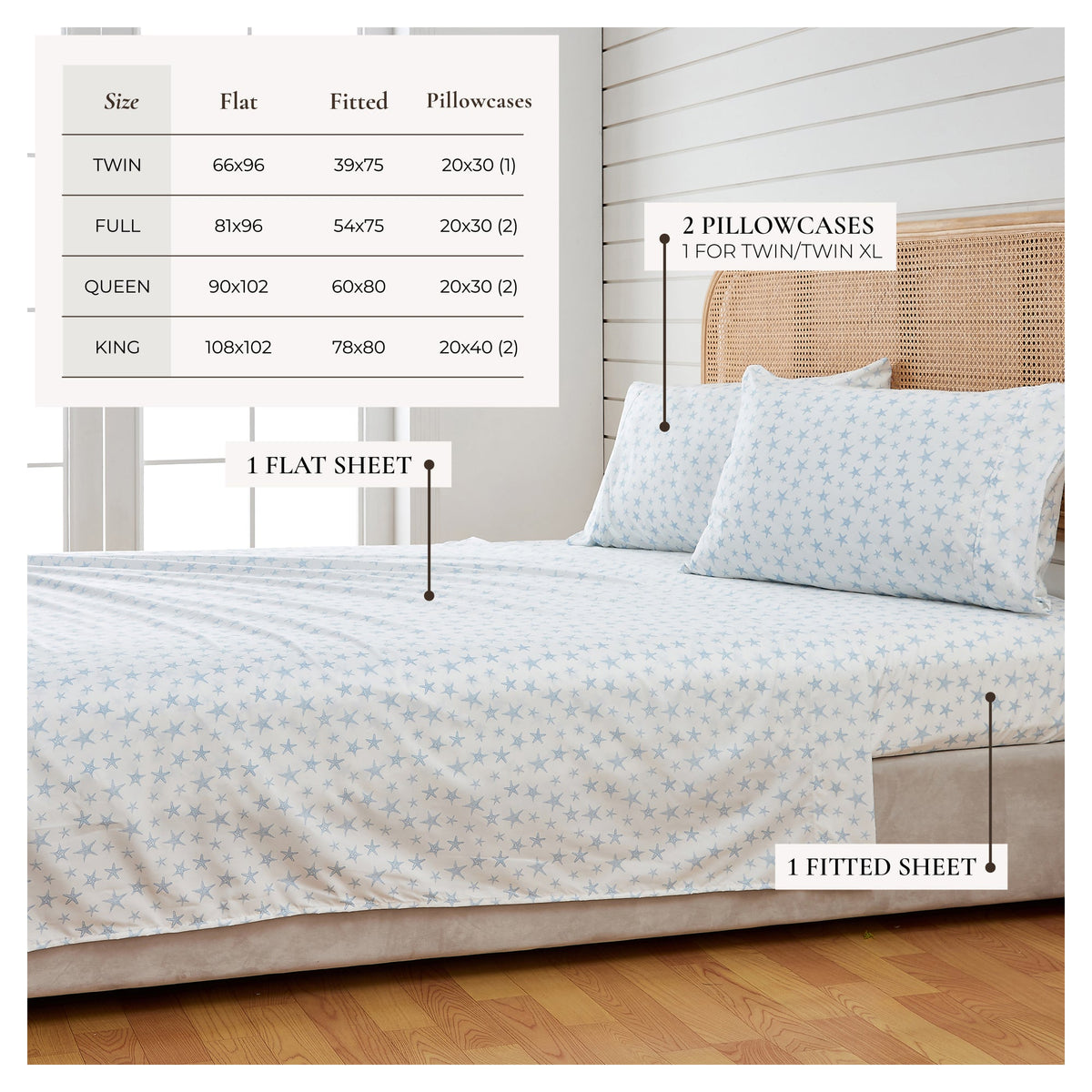 Newport Coastal Printed Sheet Set