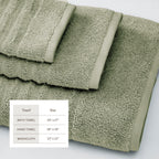 Karina Collection Luxury Combed Cotton Bath Towel Set