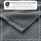 Georgiana Collection Turkish Cotton Ribbed 6-Piece Bath Towel Set