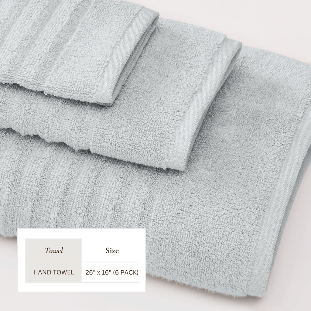 Karina Collection Luxury Combed Cotton Bath Towel Set
