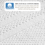 Giuliana Collection Checkered Jacquard Bath Towel Set