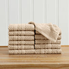 Giuliana Collection Checkered Jacquard Bath Towel Set