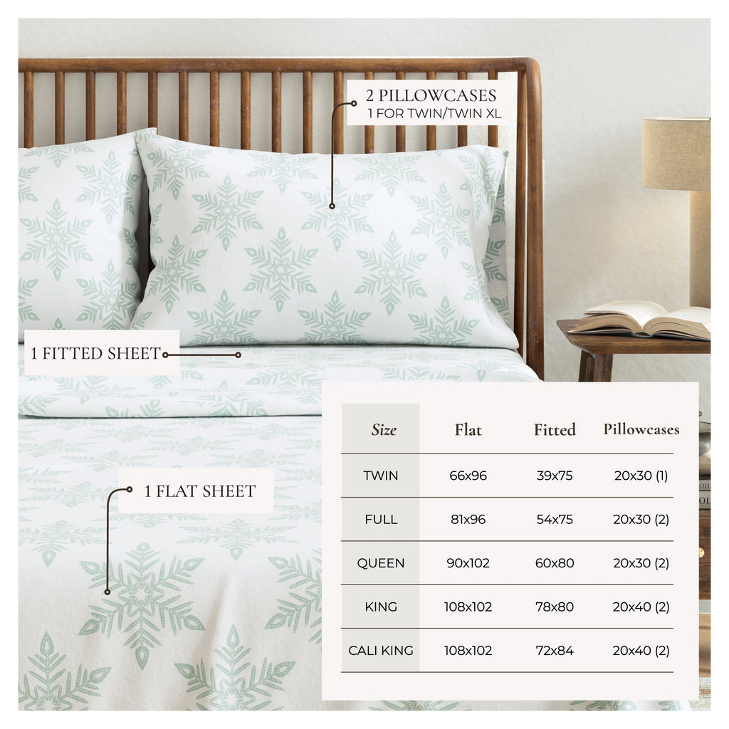 Turkish Cotton Flannel Sheet - Belle Collection