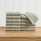 Marbella Collection Woven Texture Bath Towel Set by Great Bay Home