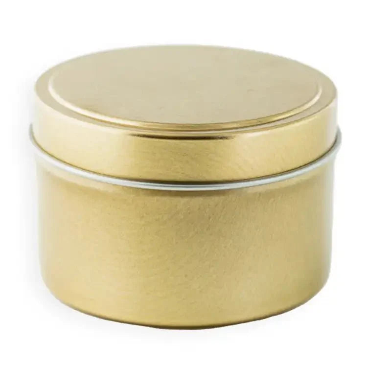 Cashmere and Cedarwood Gold Tin Soy Candle
