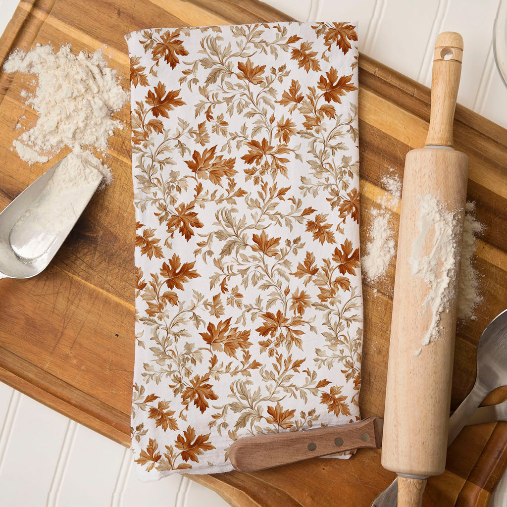 Classic Leaves Kitchen Towel