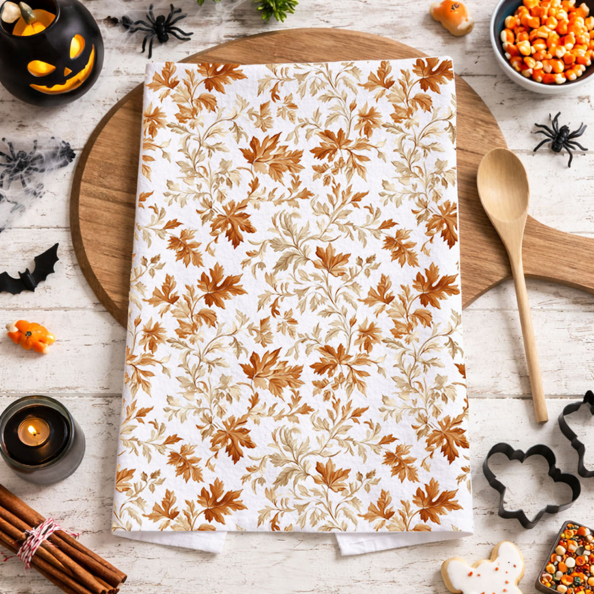 Classic Leaves Kitchen Towel