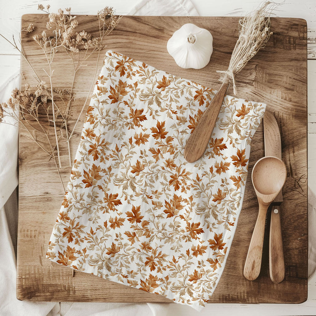 Classic Leaves Kitchen Towel