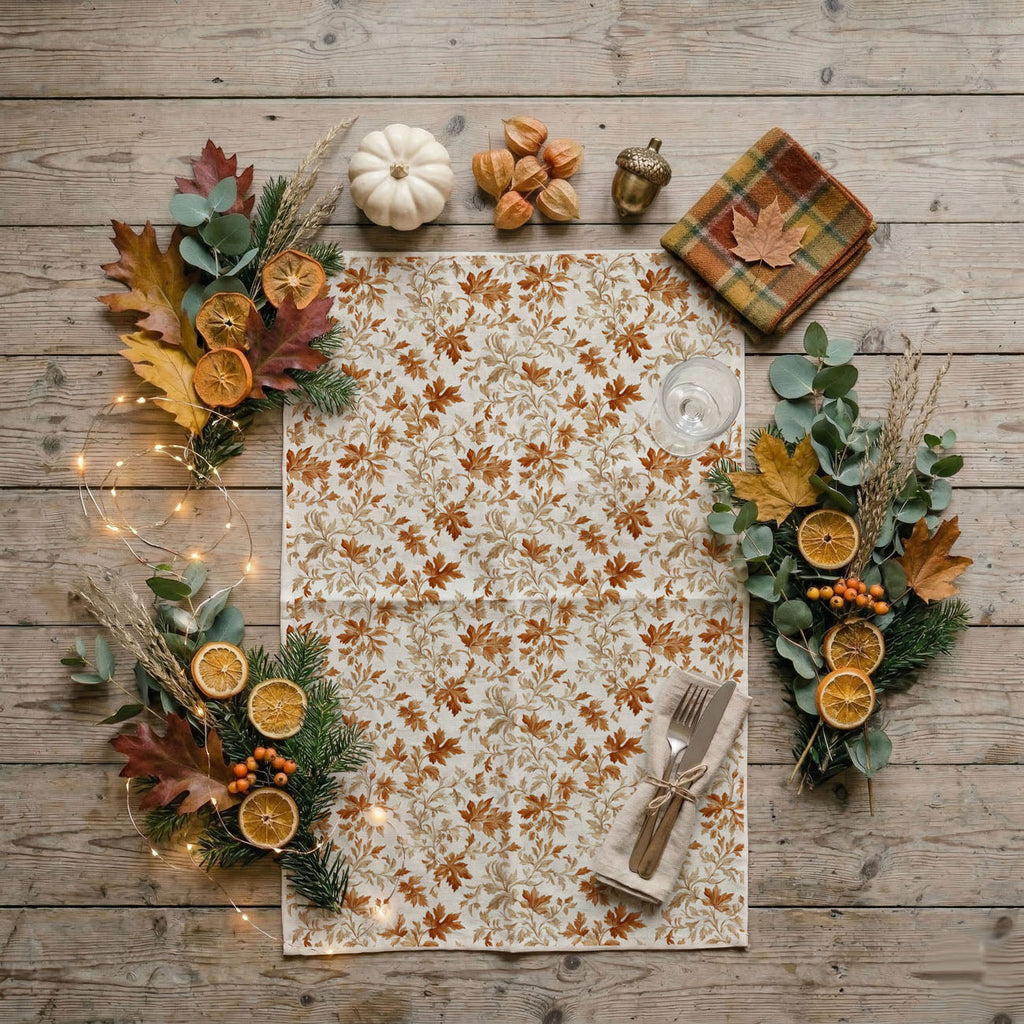 Classic Leaves Kitchen Towel