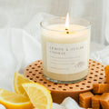 Lemon and Sugar Cookie Soy Tumbler Candle