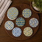 Mediterranean Lemon Coaster Set
