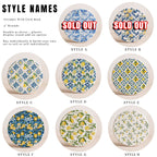 Mediterranean Lemon Coaster Set