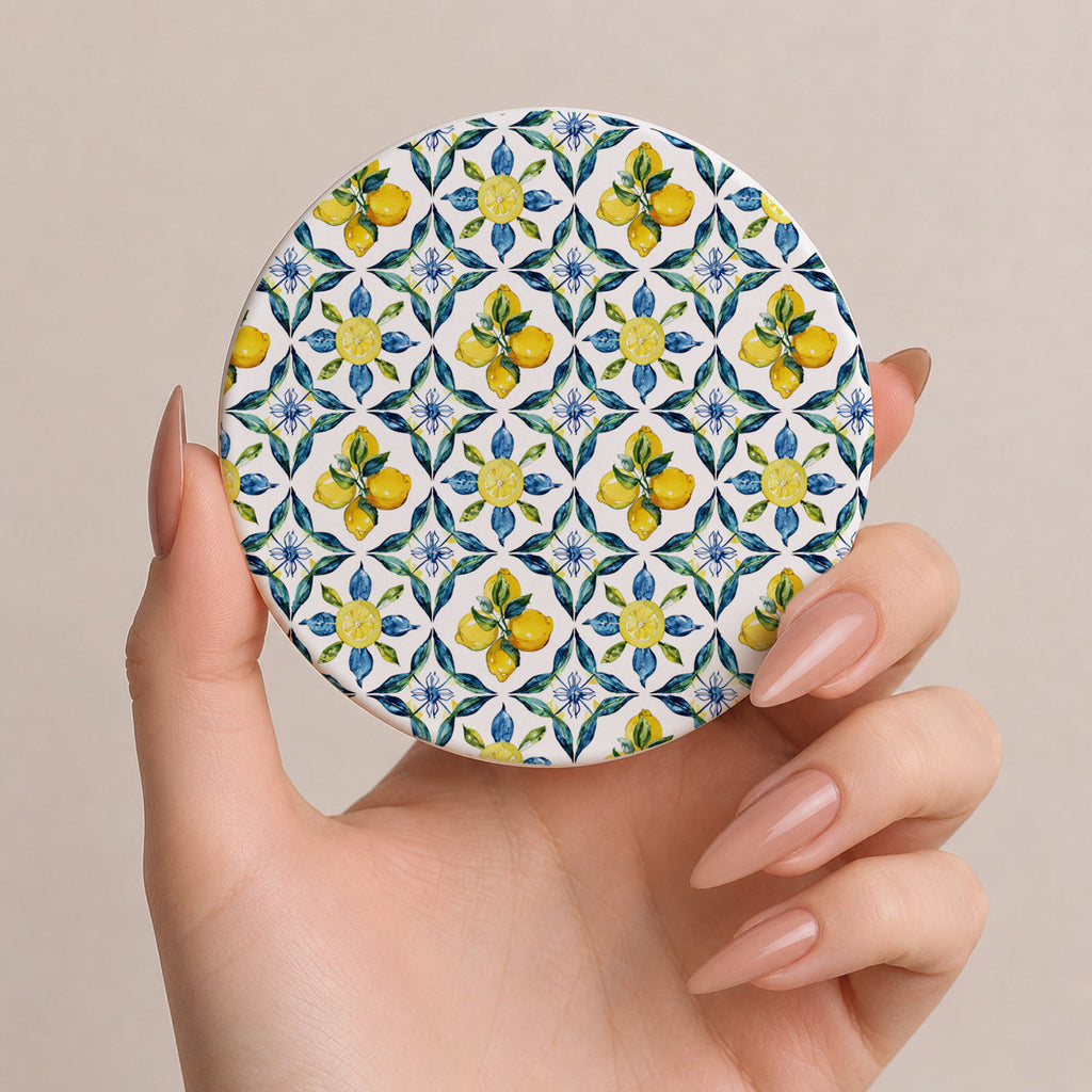 Mediterranean Lemon Coaster Set