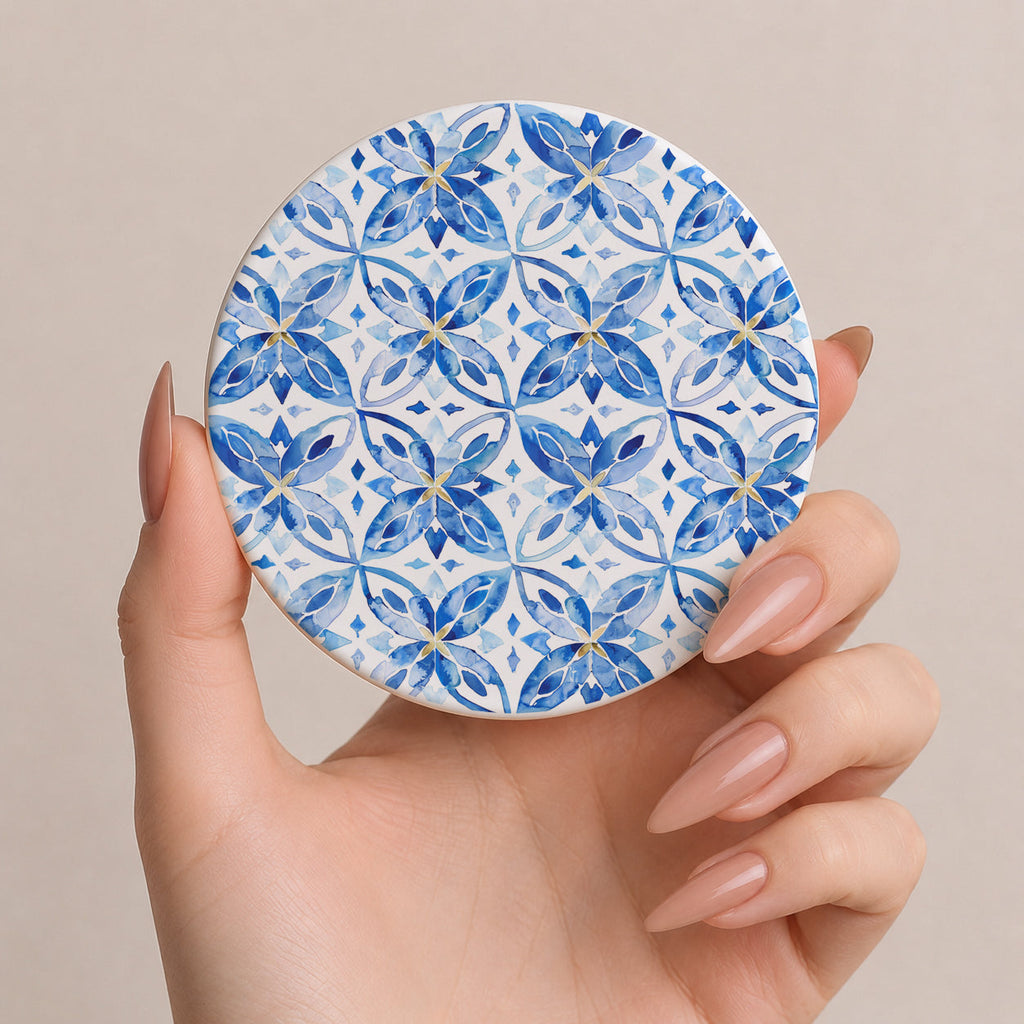 Mediterranean Lemon Coaster Set