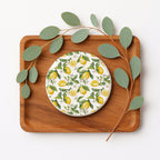 Mediterranean Lemon Coaster Set