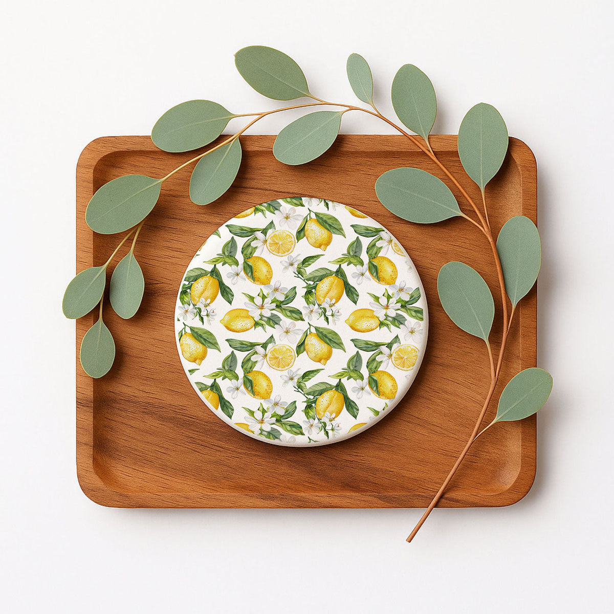 Mediterranean Lemon Coaster Set