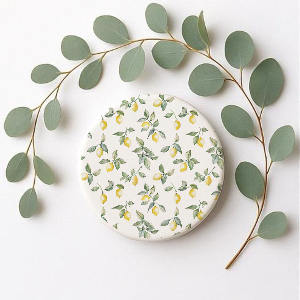 Mediterranean Lemon Coaster Set