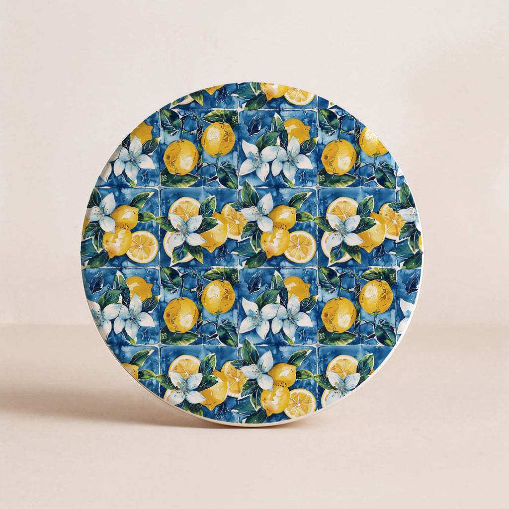 Mediterranean Lemon Coaster Set