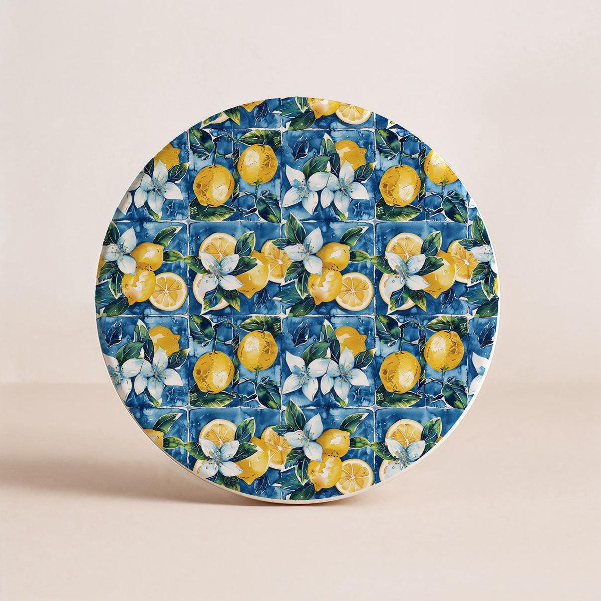 Mediterranean Lemon Coaster Set