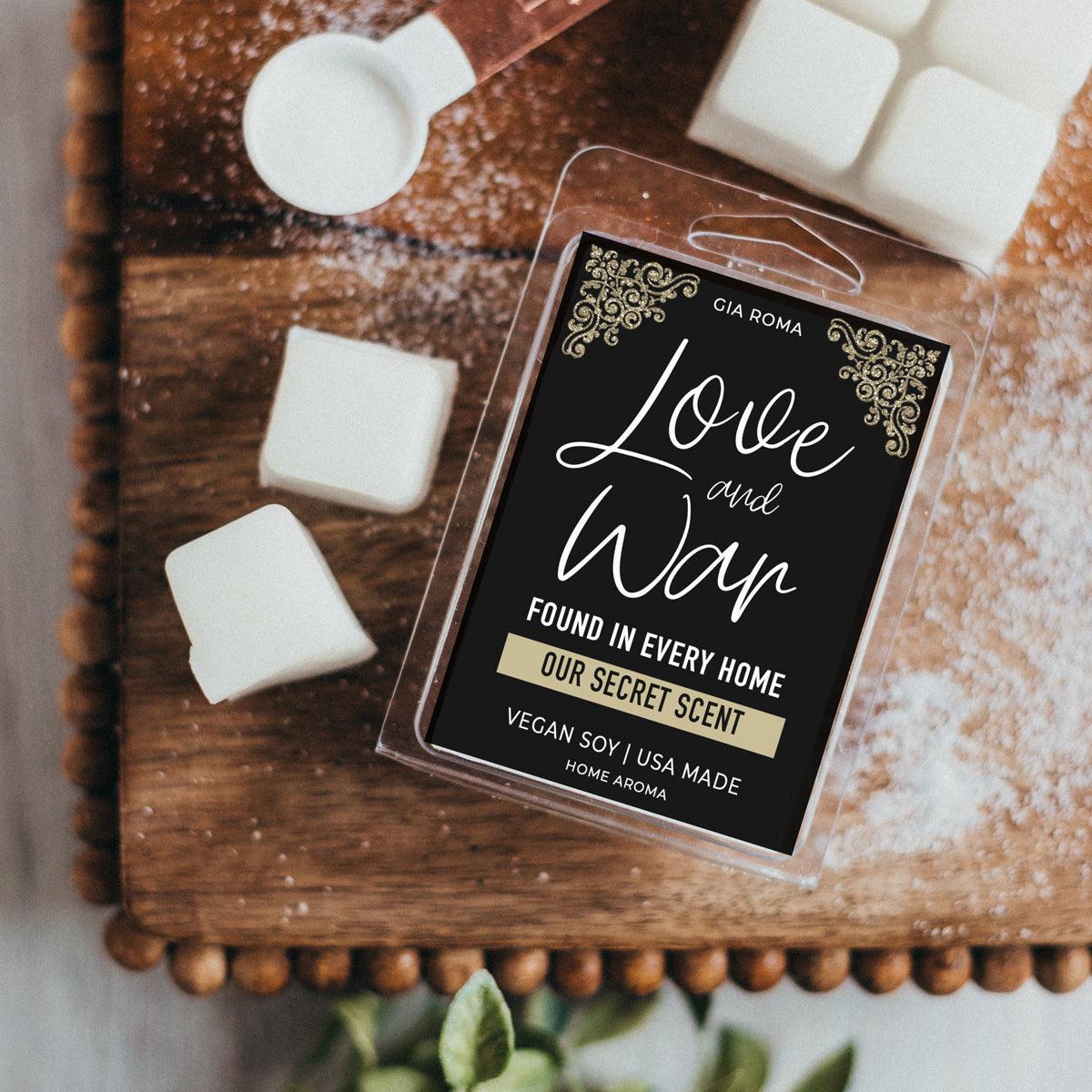 Love and War Gifts, Top Secret Brand Wax Melt INgredients