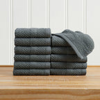 Marbella Collection Woven Texture Bath Towel Set by Great Bay Home