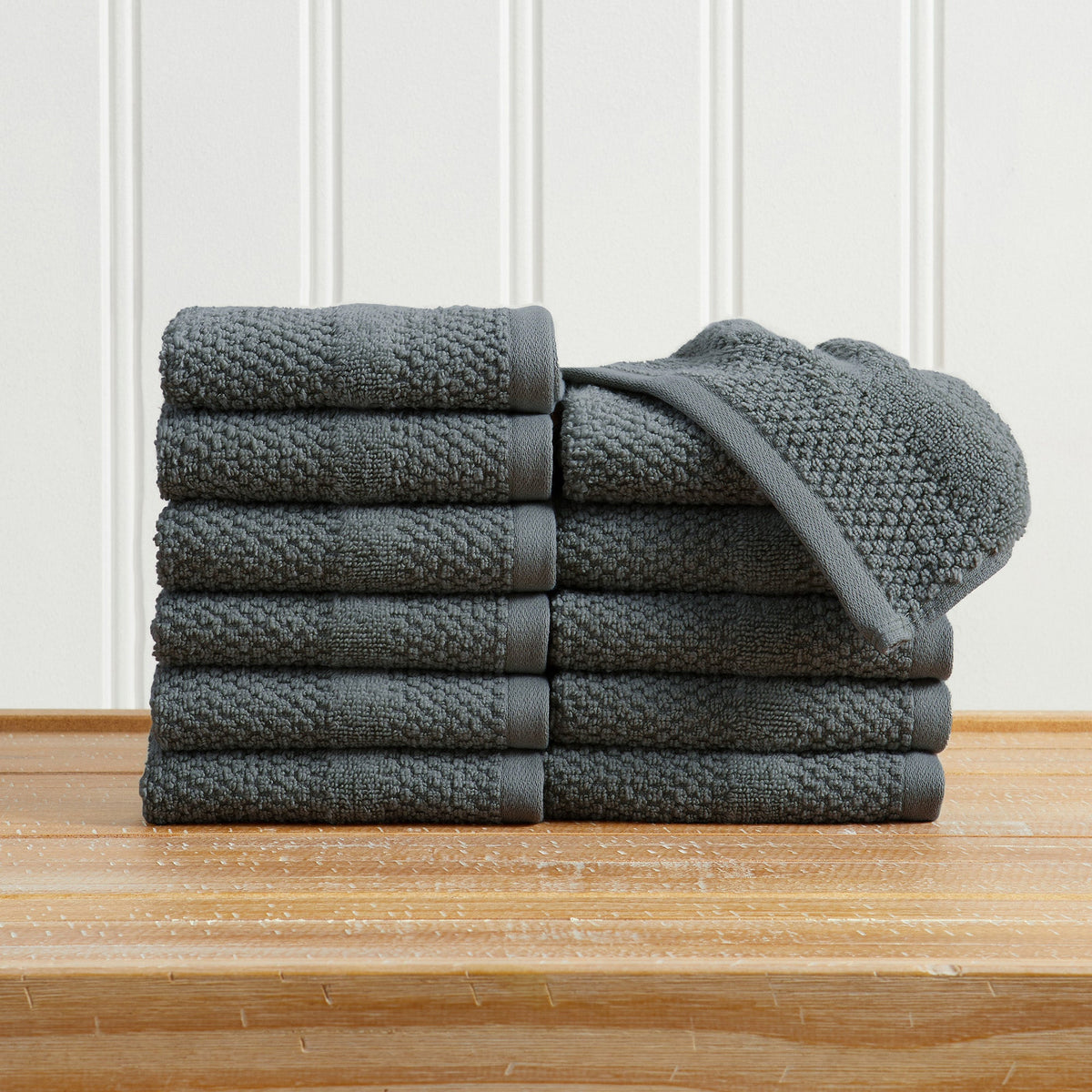 Marbella Collection Woven Texture Bath Towel Set by Great Bay Home
