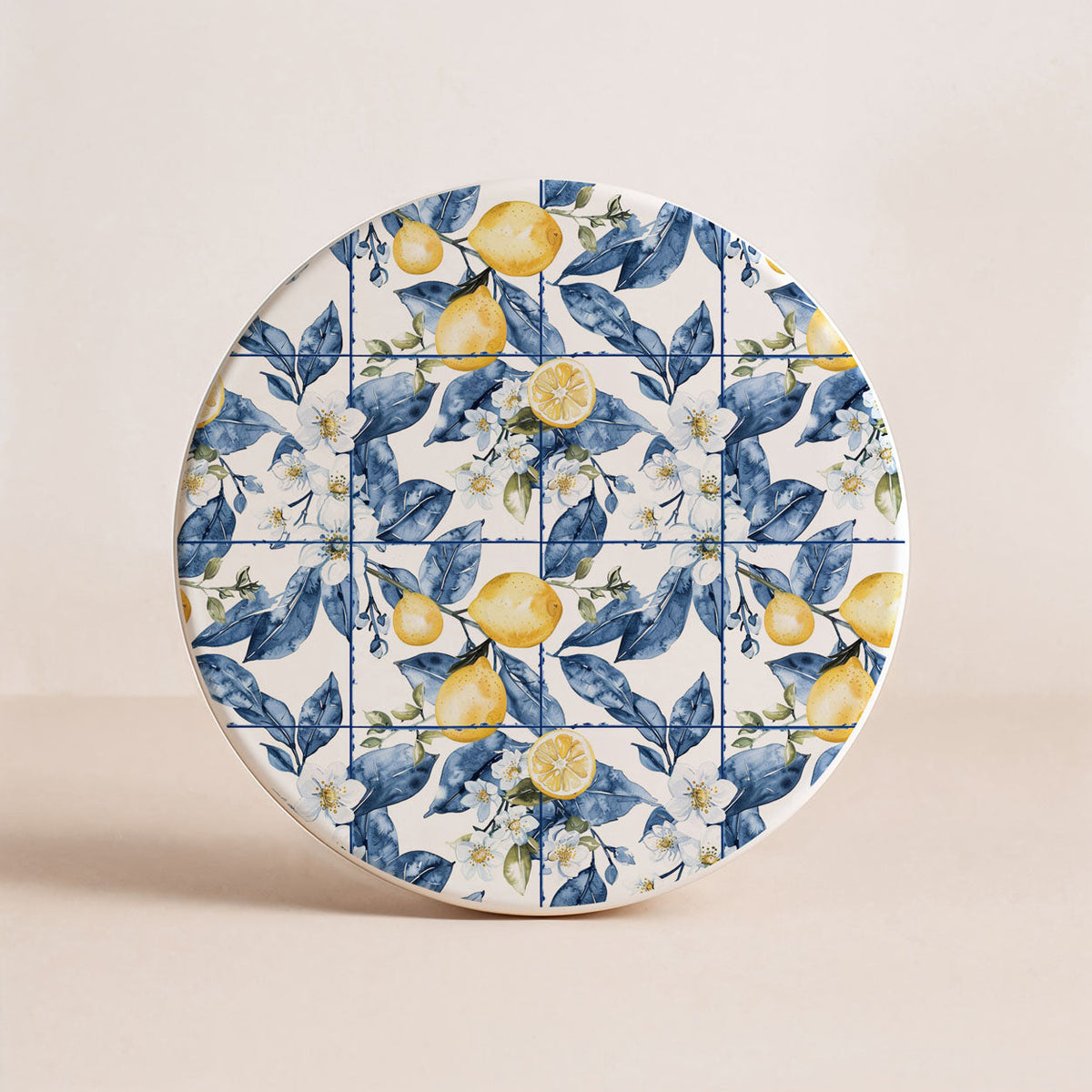 Mediterranean Lemon Coaster Set