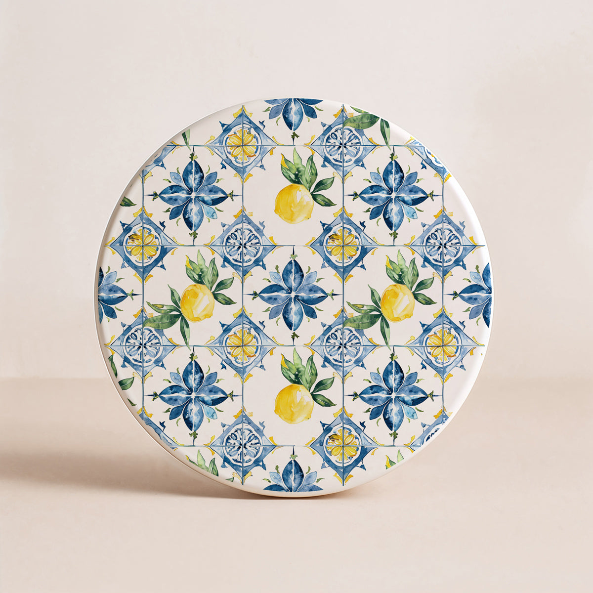 Mediterranean Lemon Coaster Set