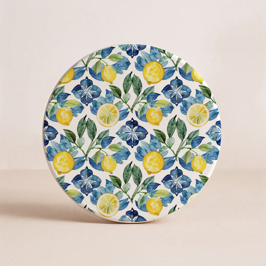 Mediterranean Lemon Coaster Set