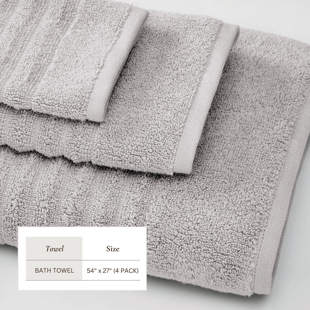 Karina Collection Luxury Combed Cotton Bath Towel Set