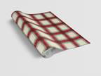 Cranberry Pines Plaid Wrapping Paper