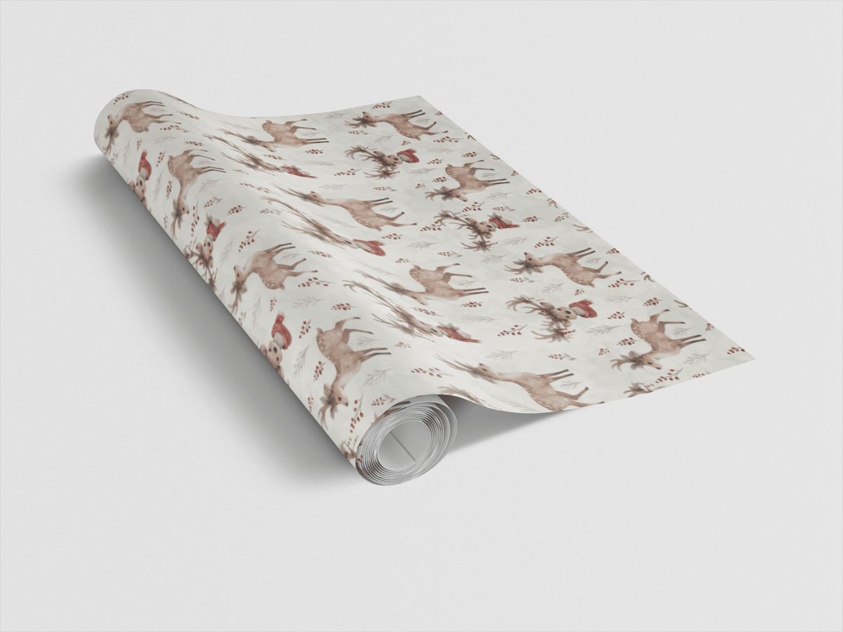 Reindeer Charm Wrapping Paper