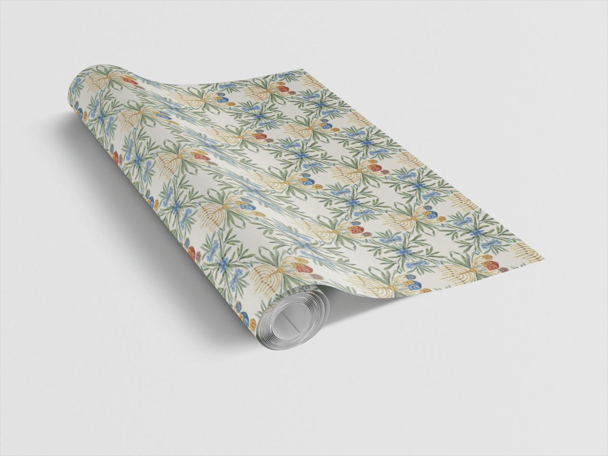 Hanukkah Florals Wrapping Paper