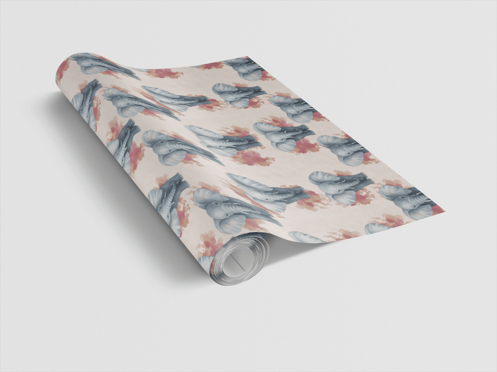 Elephant Elegance Wrapping Paper